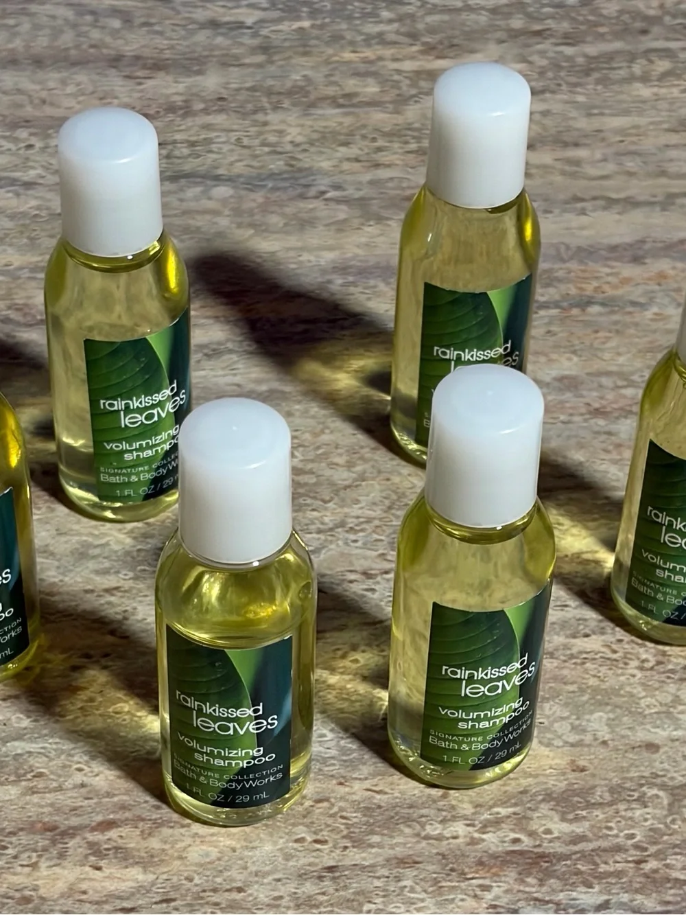 Bath & Body Works 6- Rain-Kissed Leaves Volumizing Shampoo - Travel Bottle